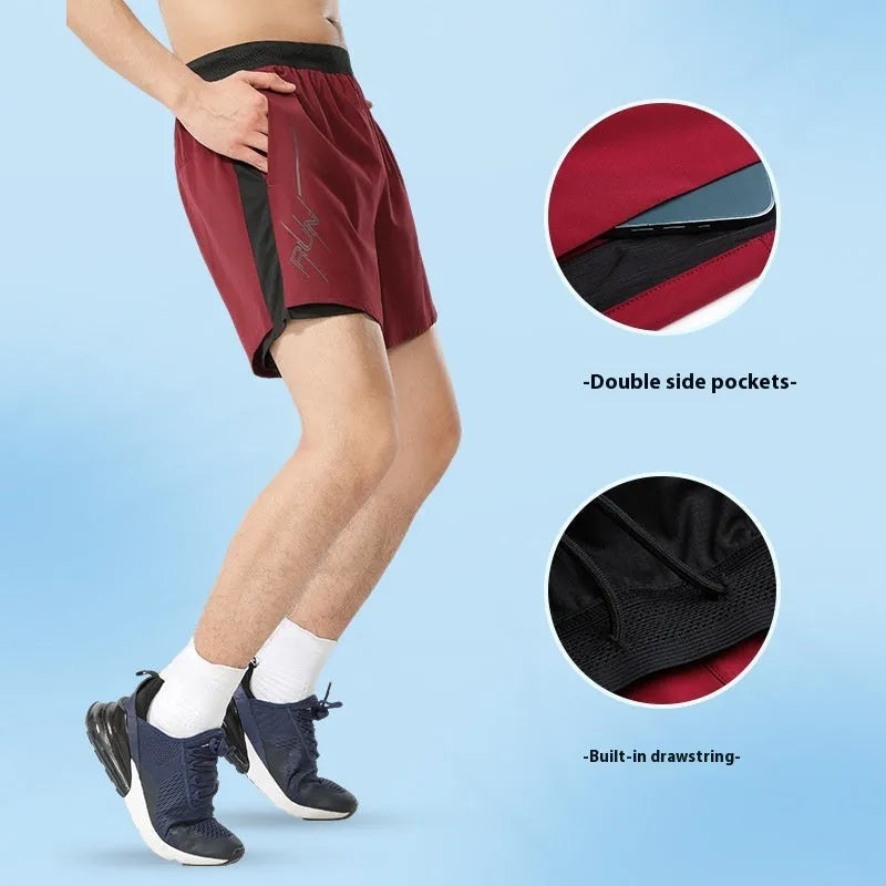 Men's polyester basketball shorts with low waist design in solid colour options