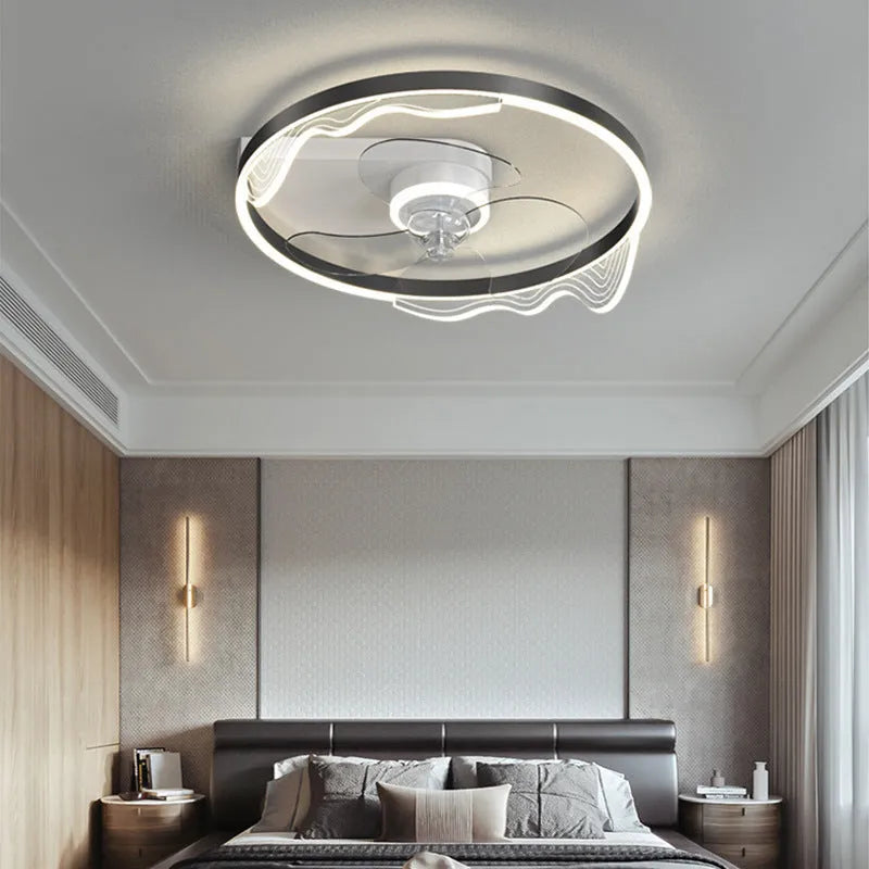 Nordic style modern simple iron ceiling lamp for children's room with LED light source