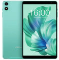 Android 13 tablet 8-inch HD screen green front view with dual camera