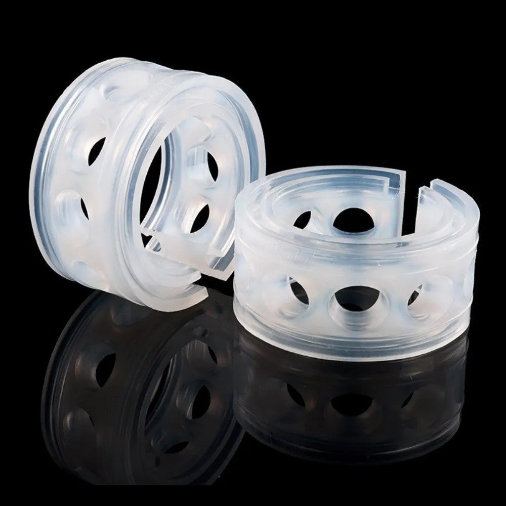 Transparent rubber spring shock absorber buffers for car modification in six size types