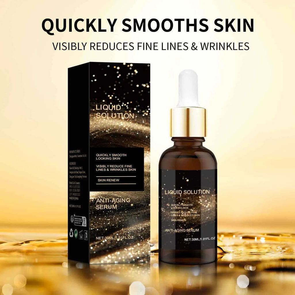 30 ml bottle of hyaluronic acid facial moisturising solution for delicate skin care