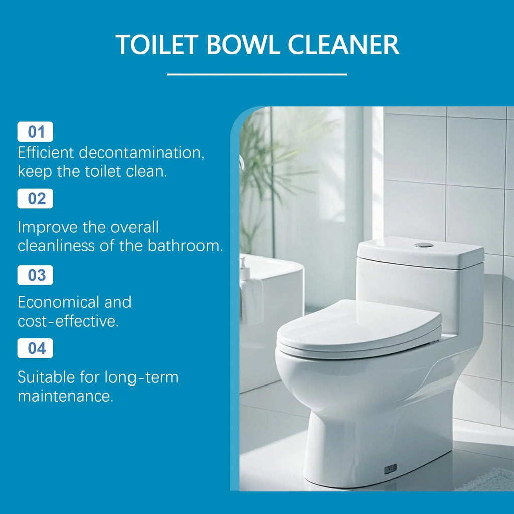 Toilet cleaning powder pack with four individual 30g sachets for bowl cleaning