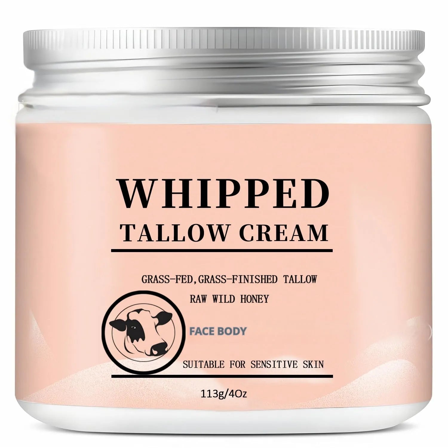 Butter cream moisturiser jar with 113g net content for facial dryness relief and hydration