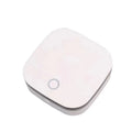 White USB-powered air purifier for cars and small rooms with ozone negative ion sterilisation.