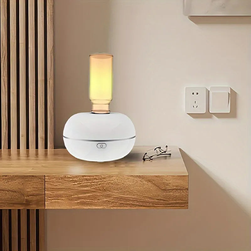 White automatic sensor fragrance machine with USB power, mini inverted design for home or bathroom use