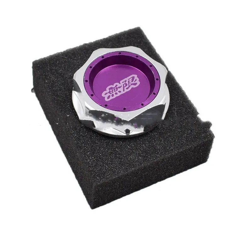 Aluminium alloy oil filter cap in six colour options for Honda vehicles