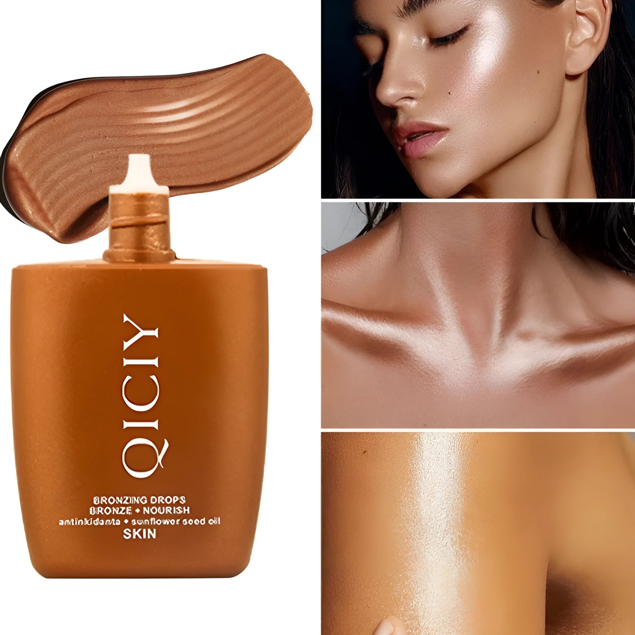 Face Lift Cream Body Highlight Contour Liquid 30ml bottle with four colour options