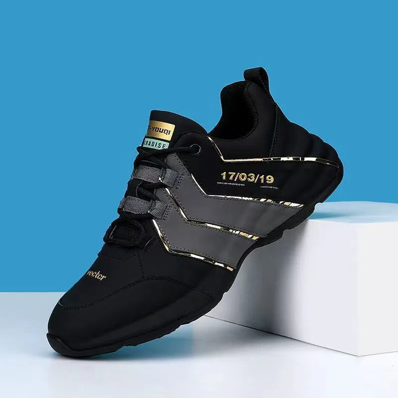 Casual sneakers for teenagers with thick plastic sole and mesh lining in various colours.