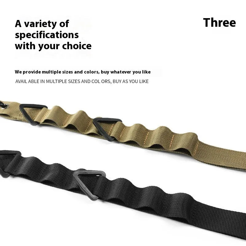130cm outdoor hanging rope clothesline storage belt in black or khaki colour for camping and travel