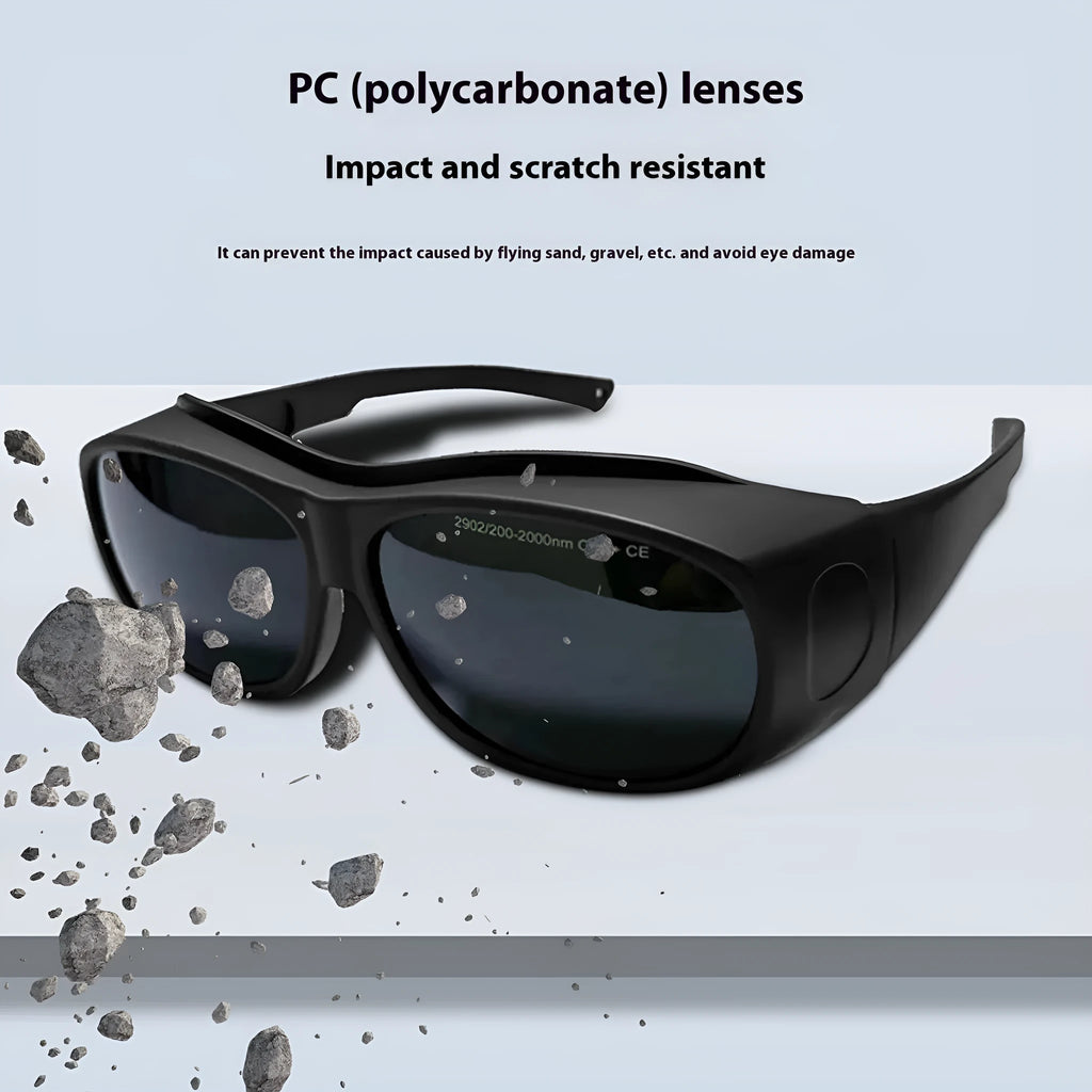 Laser protection safety goggles for 200-2000nm wavelength coverage in photon skin rejuvenation applications