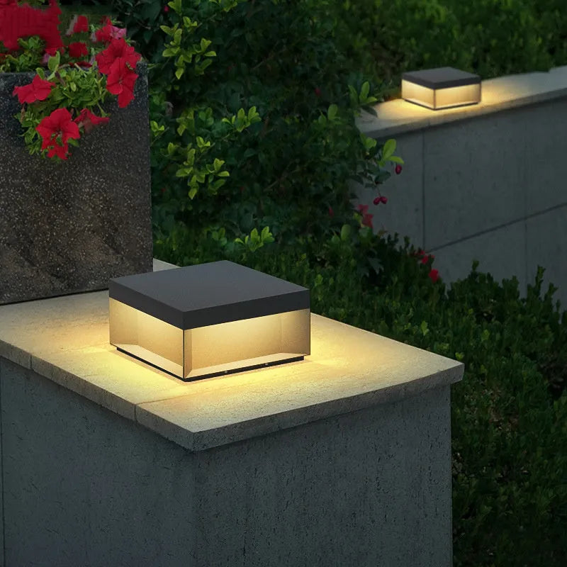 IP65 waterproof solar garden light LED 15.5cm size for outdoor lawn and path lighting