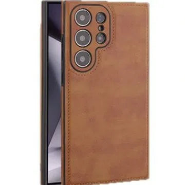 Anti-drop TPU phone case for Samsung Galaxy in black with embossed texture