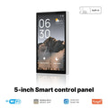 Graffiti 5-inch WiFi smart home central control screen with built-in Zigbee gateway and Alexa voice control, US plug version