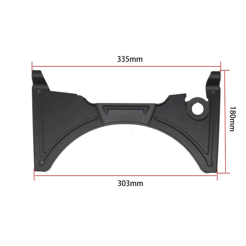 Black BMW R1250GS motorcycle cockpit fairing replacement kit for compatible GS adventure models