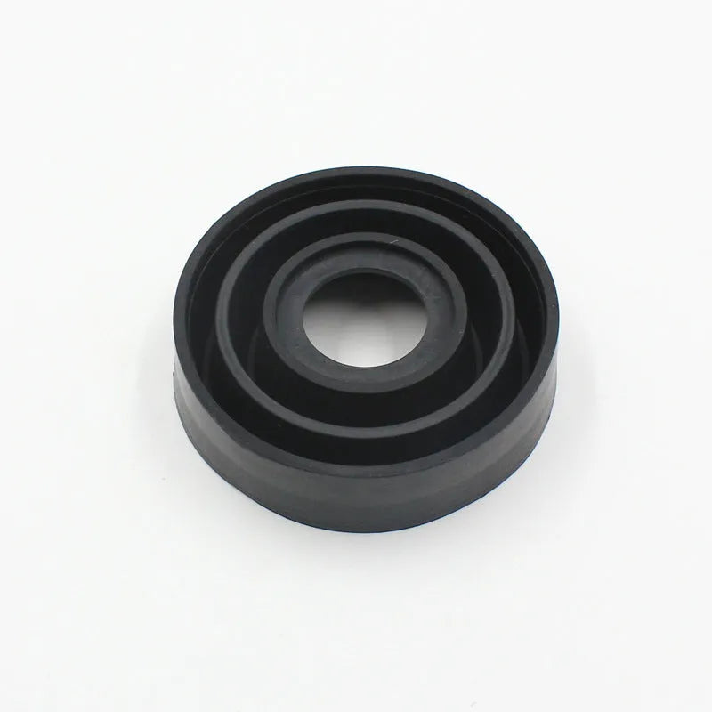 Silicone car headlight dust cover showing Type A closed and Type B open styles