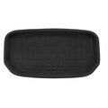 TPR material floor mat set for Tesla Model Y, showing footrest, front storage box, and tailbox mats.