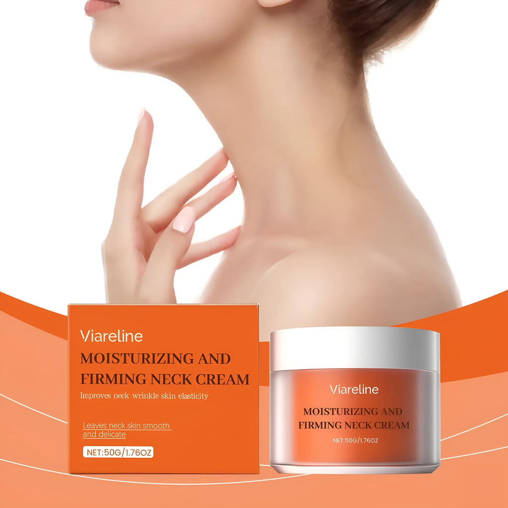50g daily neck contour moisturising cream in compact jar packaging