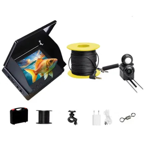 4.3-inch fish finder underwater camera with wide angle lens on IPS screen display