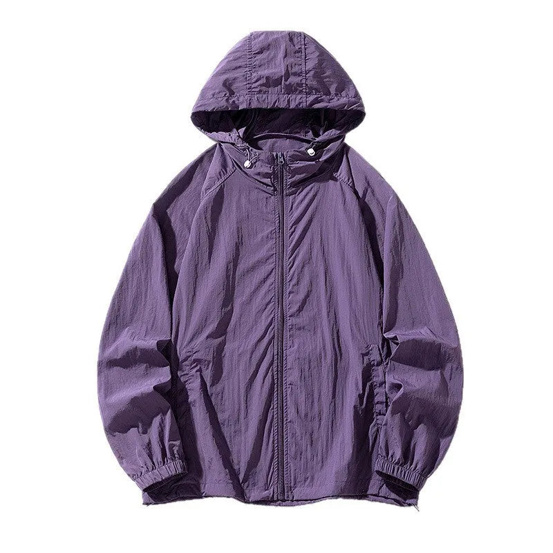 Outdoor jacket in chemical fibre blend fabric with loose fit for youth sports available in multiple colours