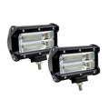 5-inch black LED work lamp with die-cast aluminium housing for off-road vehicles