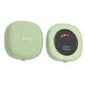 Mini portable USB hand warmer with plastic shell, double side heating, aluminium heat dissipation, in white colour
