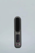 Portable charging negative ion hair comb in white, dark blue or grey colours