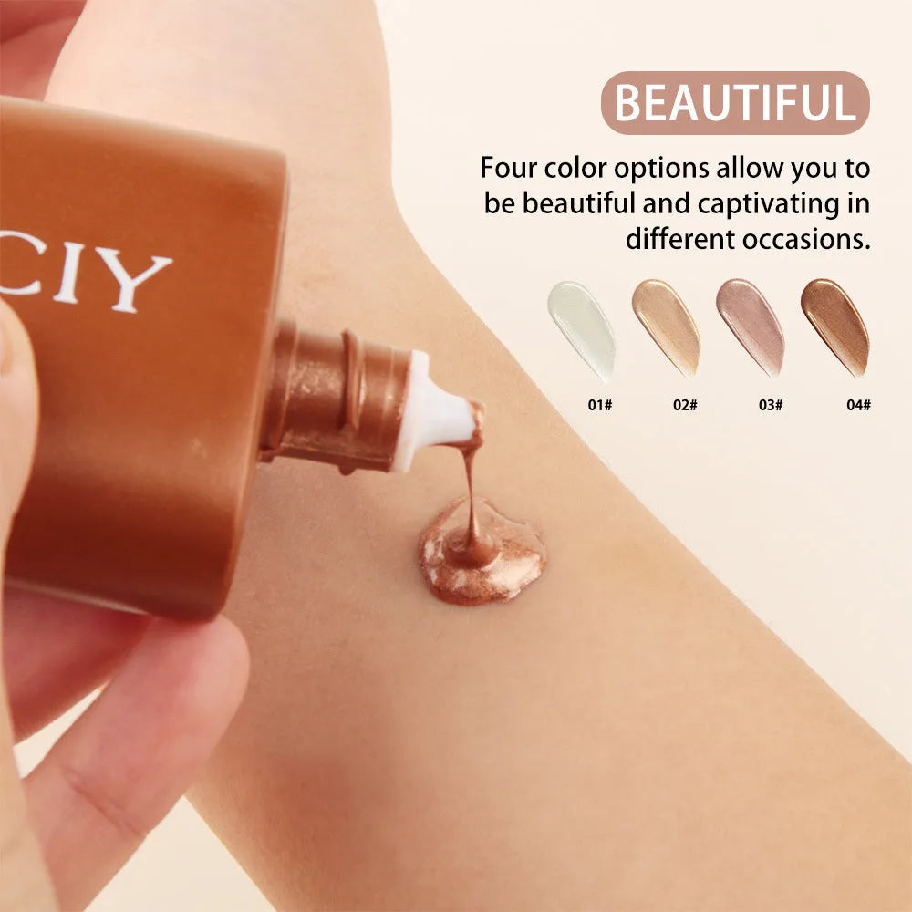 Face Lift Cream Body Highlight Contour Liquid 30ml bottle with four colour options