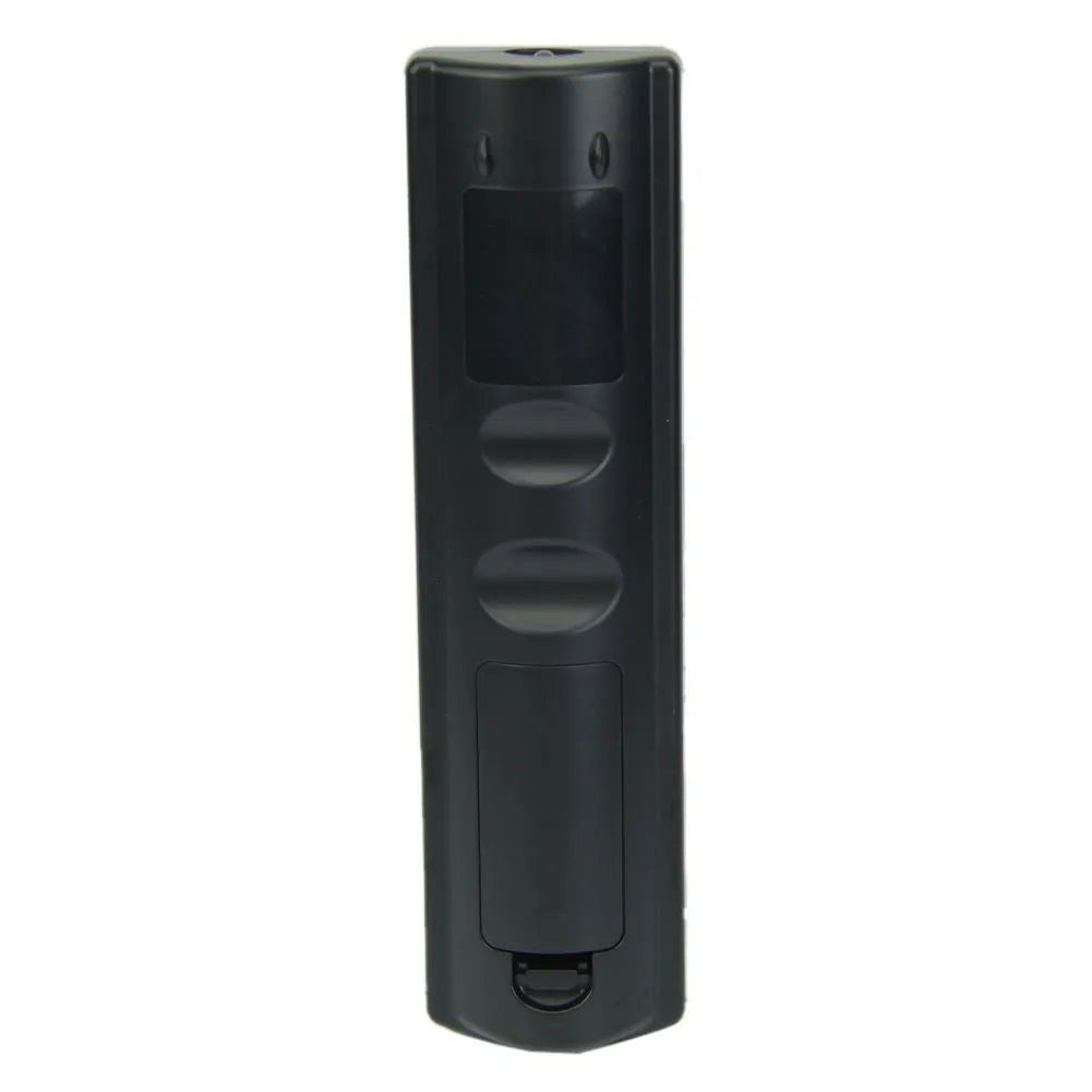 Black L336 universal learning remote control with full button keypad on a white background.