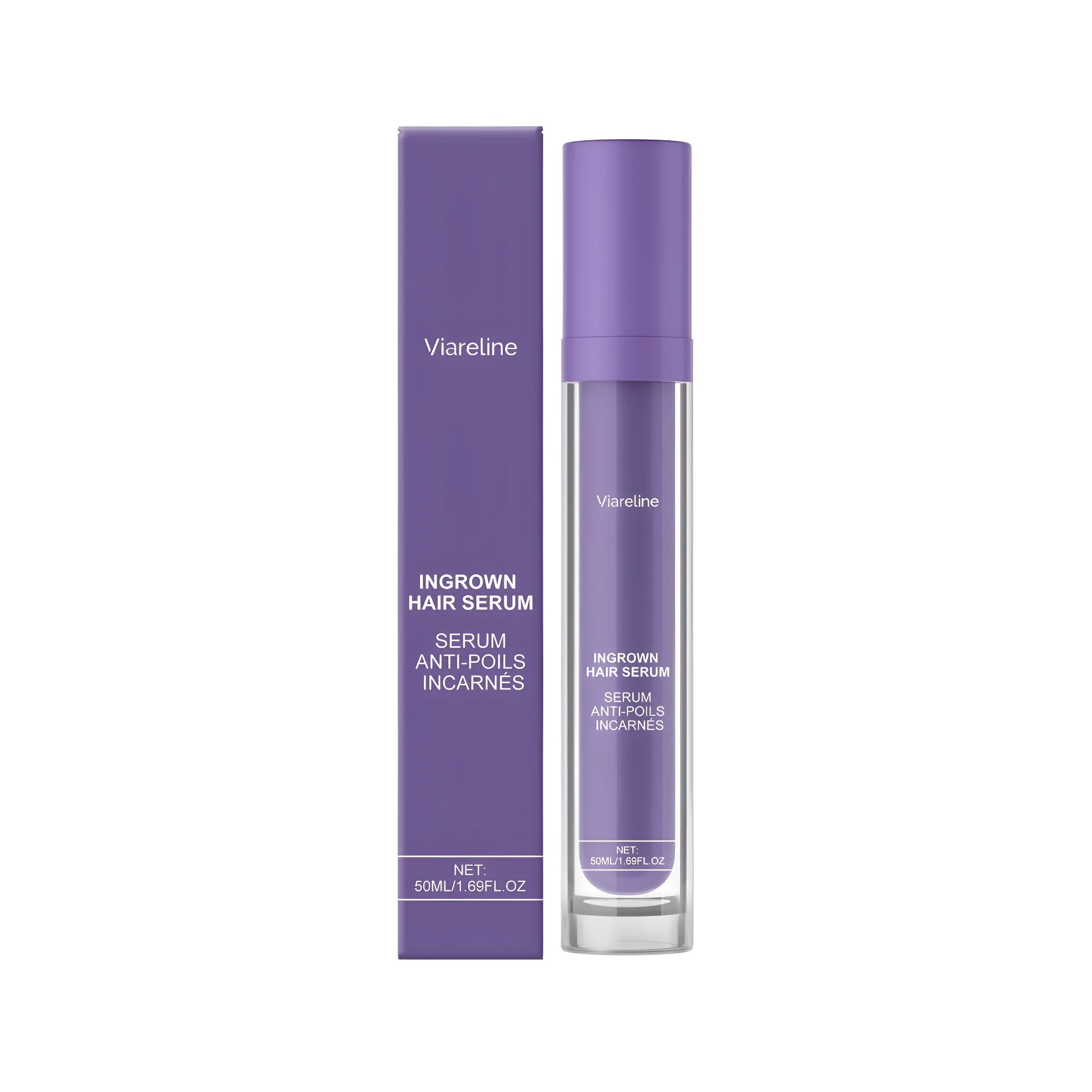 50ml bottle of skin soothing liquid with lavender oil and tea tree oil for facial care