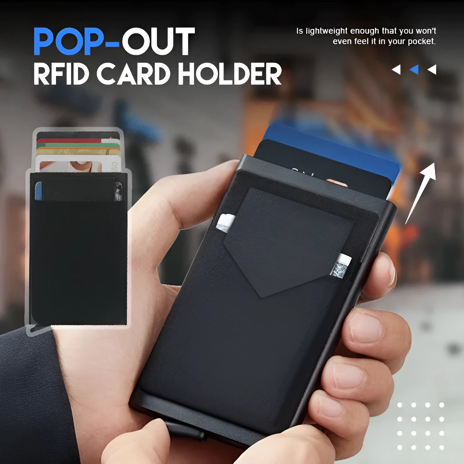 Aluminium alloy metal credit card holder with frosted finish in a choice of eight solid colours.