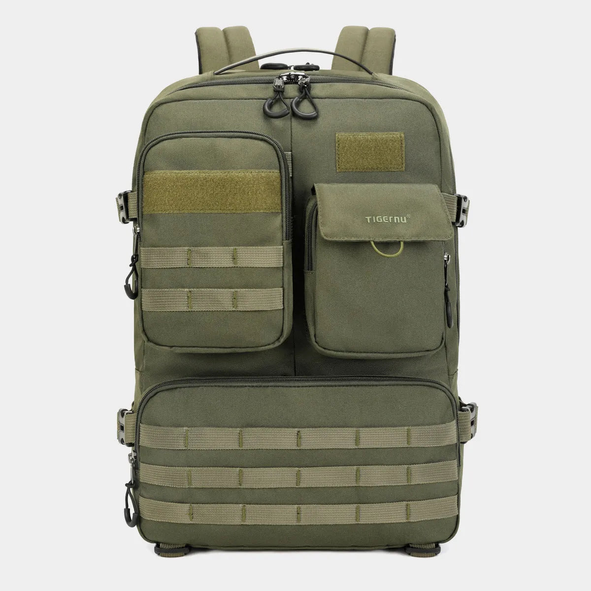 17-inch tactical backpack in Army Green or Black with 20-35L capacity