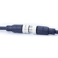M12 8-core waterproof connecting wire with straight-head aviation connector and IP67 seal
