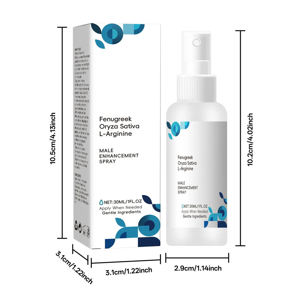 Male enhanced spray 30ml with mild aroma standard specification