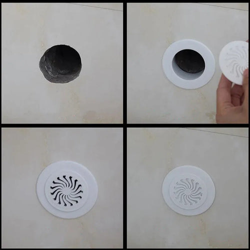 Plastic air-conditioning hole cover in white for sealing wall ports, size options for 37-165mm diameters