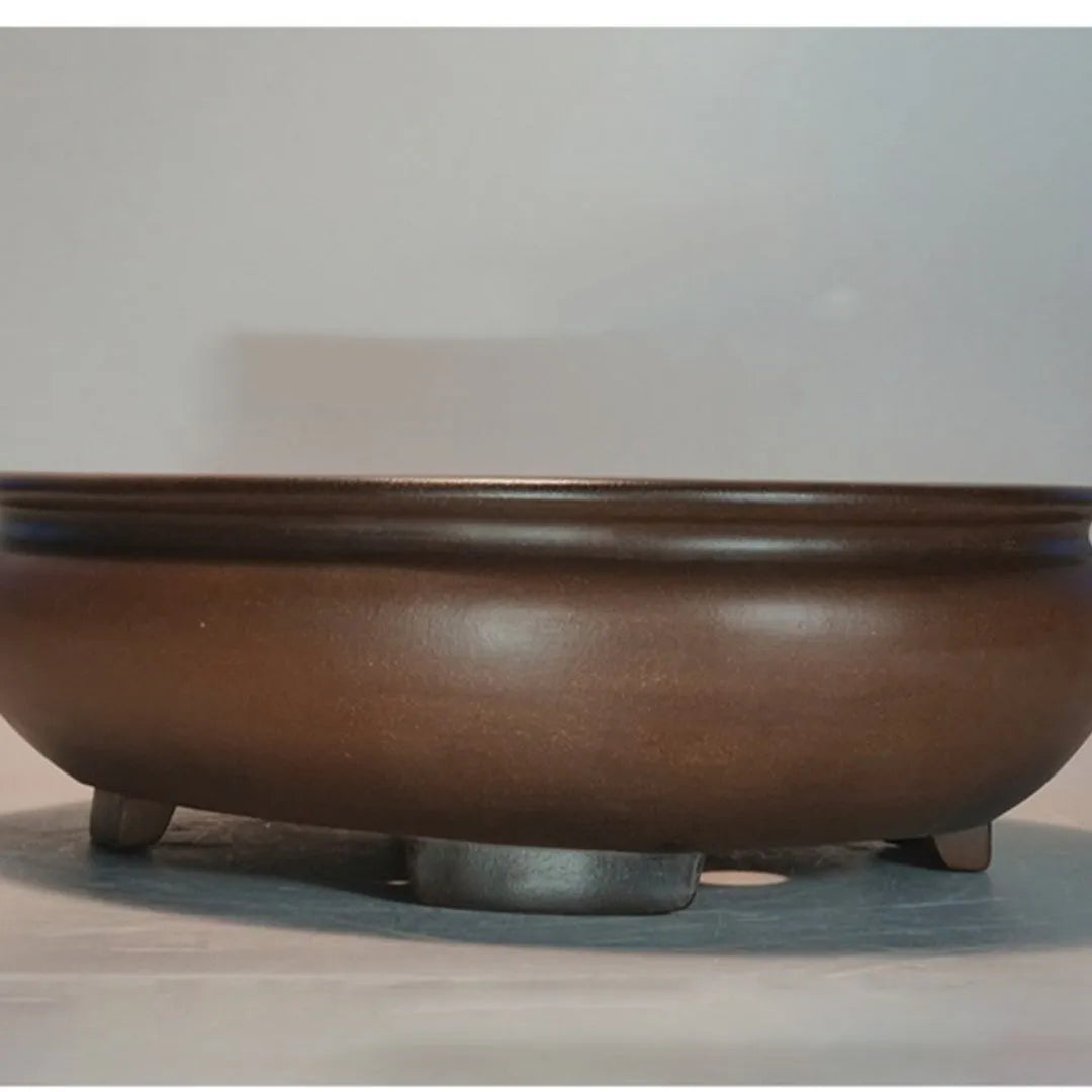 Purple clay handmade classical style flowerpot 58x47x18 cm for indoor desktop plants