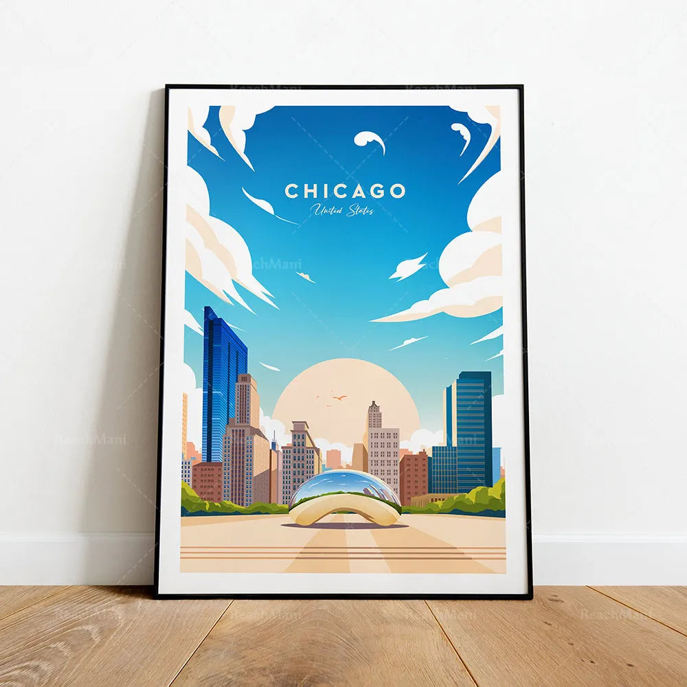 Custom frameless canvas decorative painting in 50x70cm size with pine core and inkjet print for living room