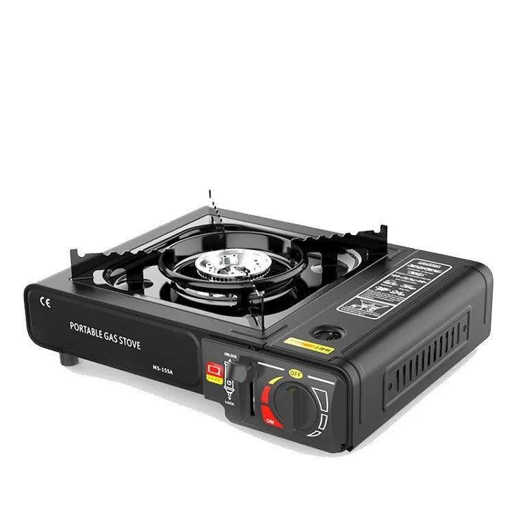 Portable dual-purpose Korean cassette stove field gas stove black colour model 155 lightweight