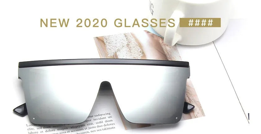 Retro rice nail sunglasses for men and women with black PC frame and lens