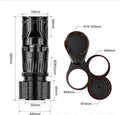 Black retractable car cup holder made of ABS plastic with adjustable base.