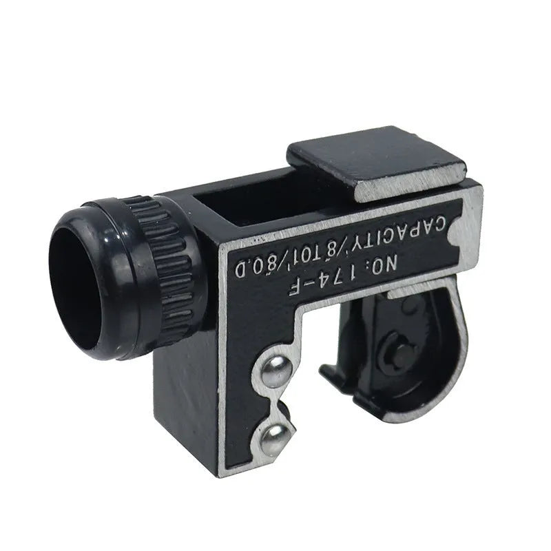 Black mini pipe cutter in alloy steel for cutting copper and aluminium tubes 3-28mm