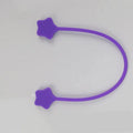 Silicone magnetic wire winder for cable organisation in various colours