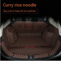 Custom TPE XPE boot mat for Mitsubishi Outlander, showing 3D edging and non-slip texture in a choice of colours.