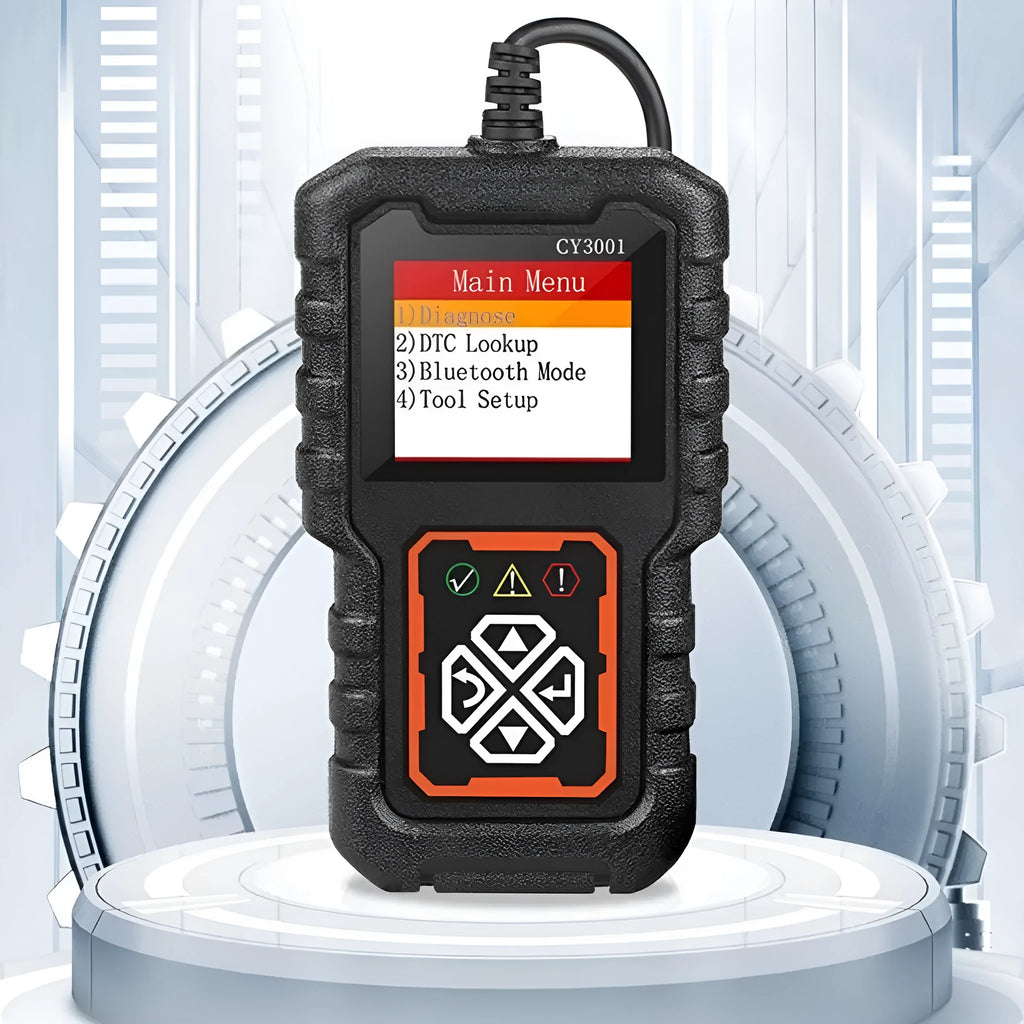 Black automobile malfunction diagnosis instrument code reader for general vehicles