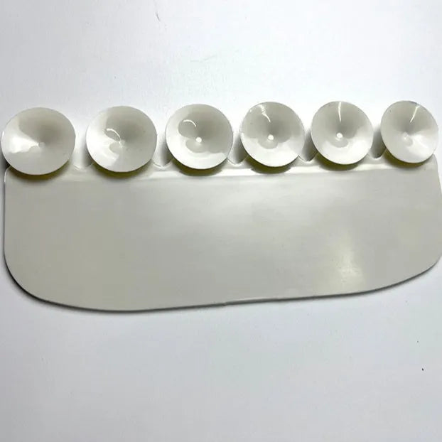 White PVC urine blocking board for children's toilet training to prevent splash mess