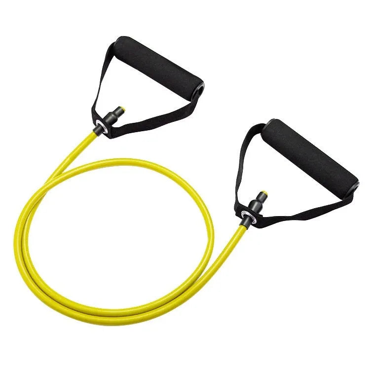 Colour-coded TPE chest expander with resistance ropes for adjustable fitness training