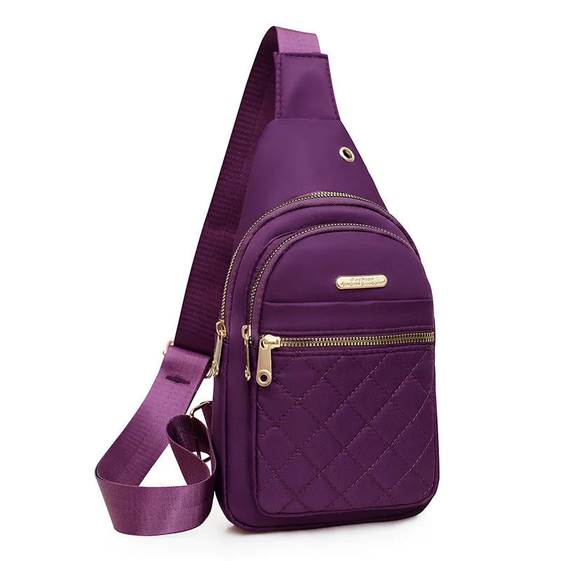 Oxford cloth crossbody chest bag in multiple colour and style options