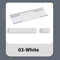 Double-sided keyboard and mouse pad with memory foam base, wrist support, and resin surface.