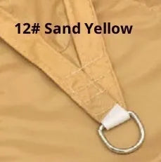 2x2.5m square Oxford cloth sail shade accessory kit in beige for courtyard sunshade and rainproof use