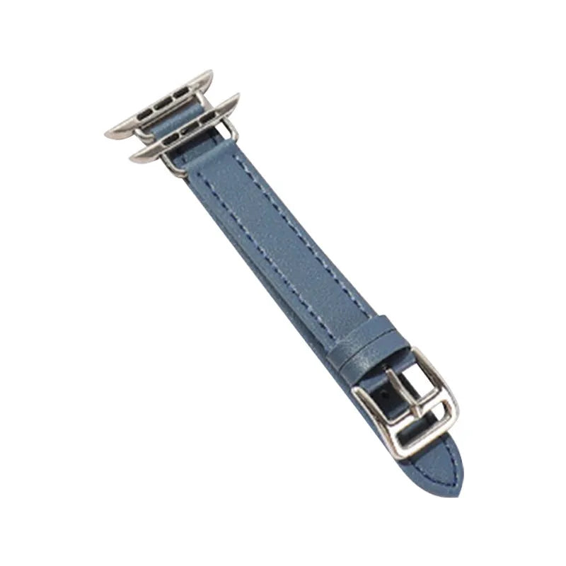 Microfiber leather single loop buckle strap for Apple Watch 38/40mm and 42/44mm