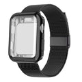 Magnetic Milanese loop metal band with TPU lining for Apple Watch in multiple colour options.